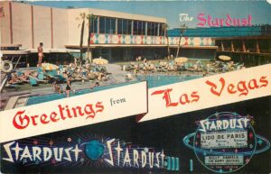 Greetings from Las Vegas Postcard - The Stardust